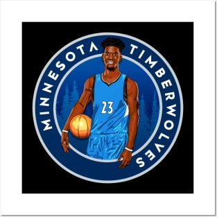 Jimmy Butler Minnesota Timberwolves Artwork Posters and Art